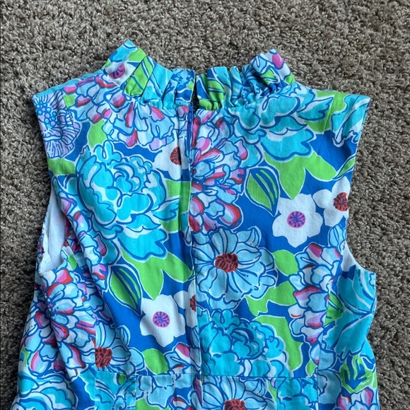 Lilly Pulitzer Blue and Pink Floral Mini Dress - Picture 6 of 9
